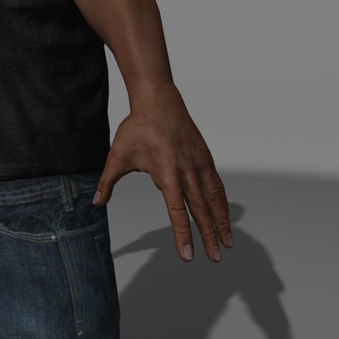 Gangsta Low-poly 3D model_10