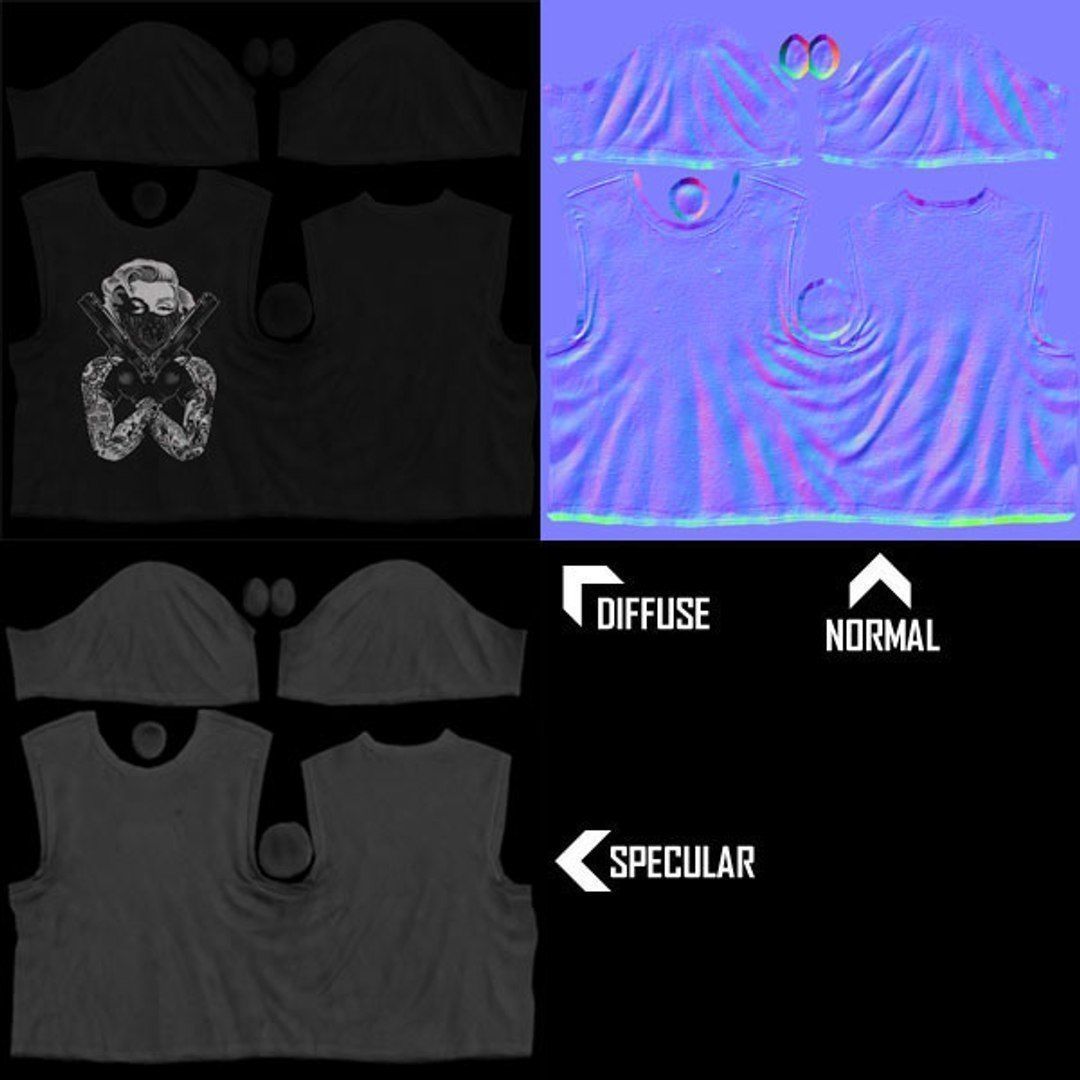 Gangsta Low-poly 3D model_23