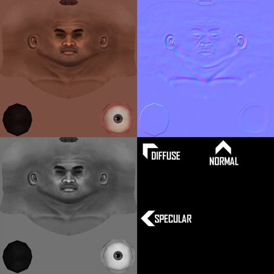 Gangsta Low-poly 3D model_21