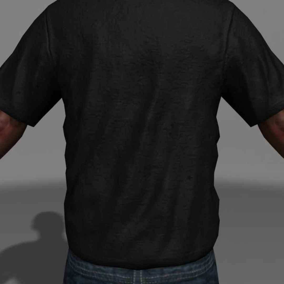 Gangsta Low-poly 3D model_7