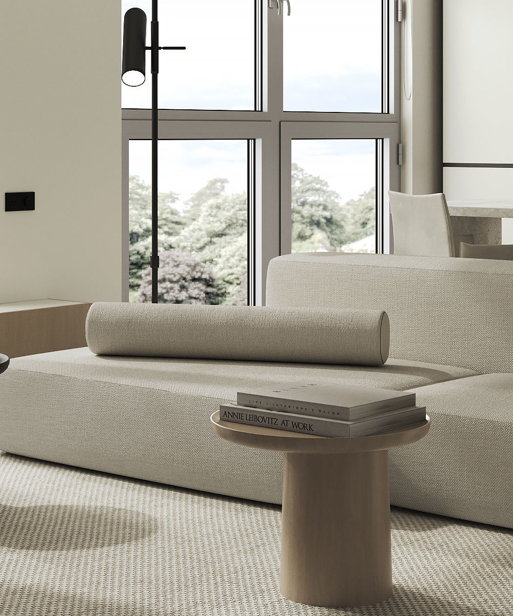 Minimalistic interior 3D model_3