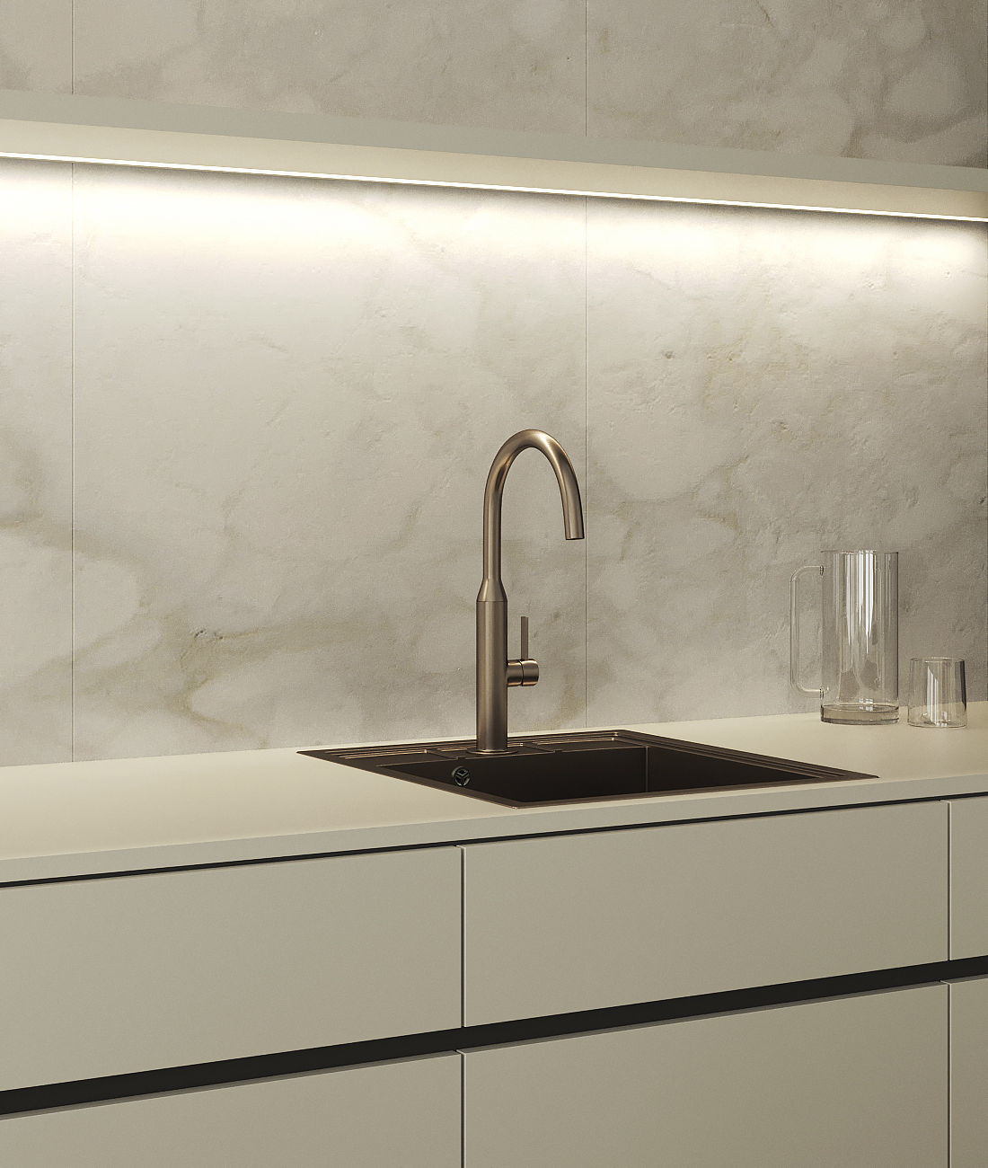 Minimalistic interior 3D model_4