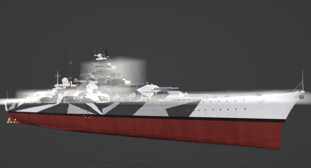 Battleship Tirpitz 3D model_3