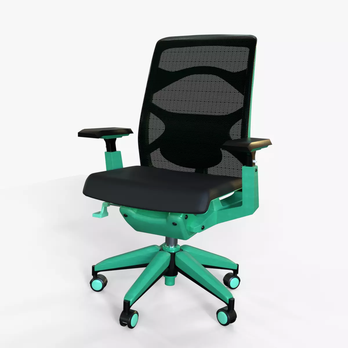 Office Chair09 Low-poly 3D model