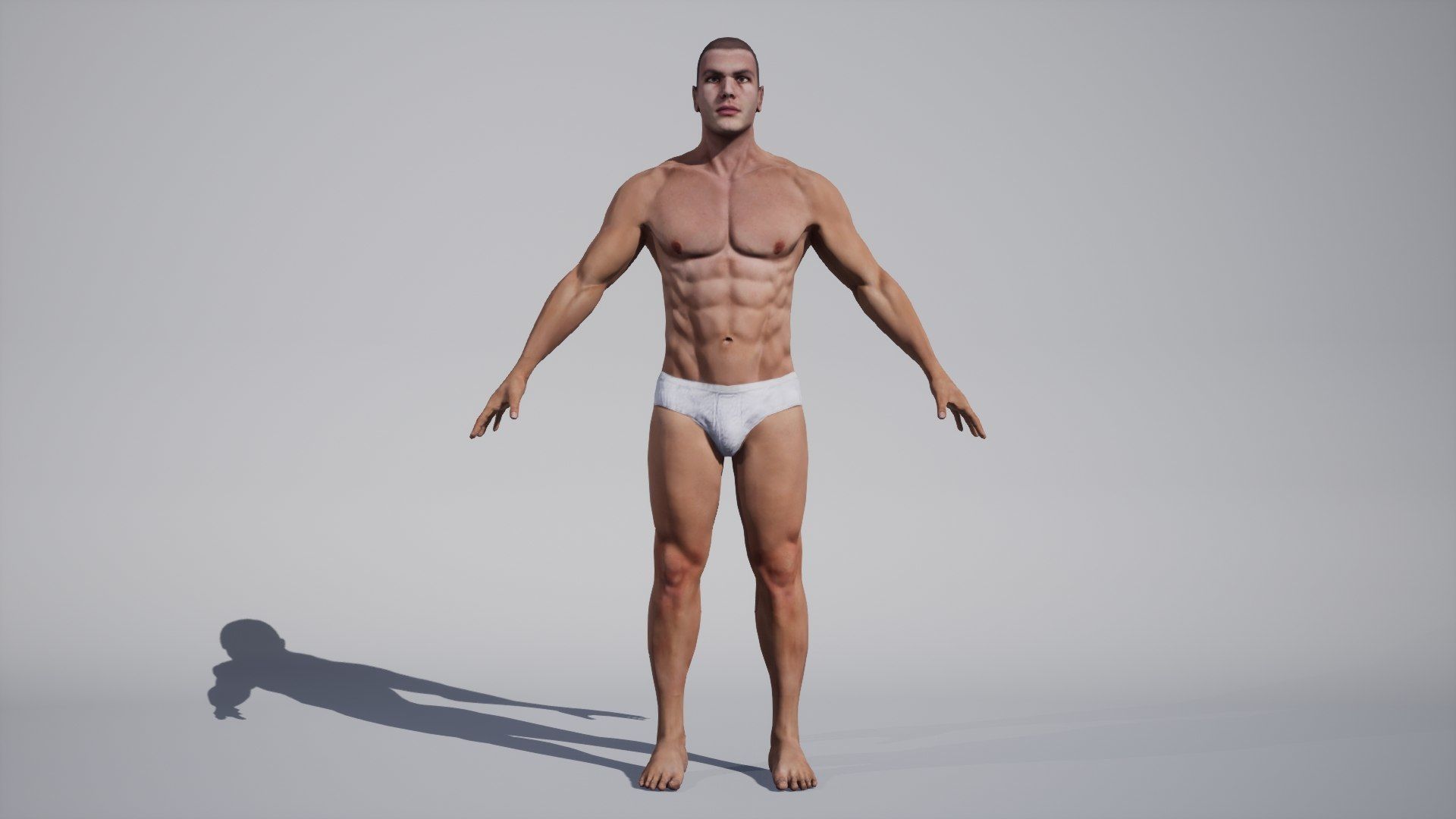 Male01 Low-poly 3D model_8