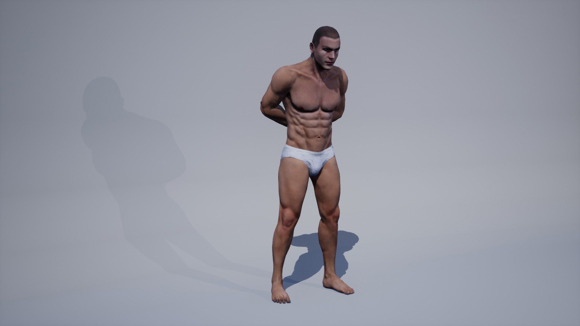 Male01 Low-poly 3D model_5