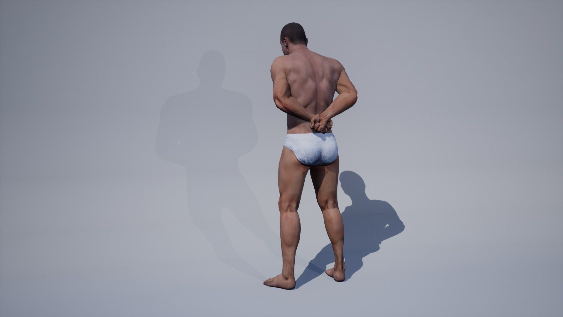 Male01 Low-poly 3D model_4