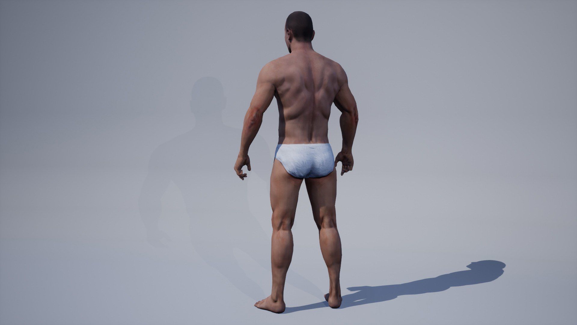 Male01 Low-poly 3D model_2