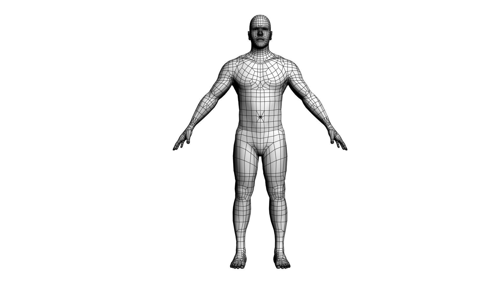 Male01 Low-poly 3D model_20