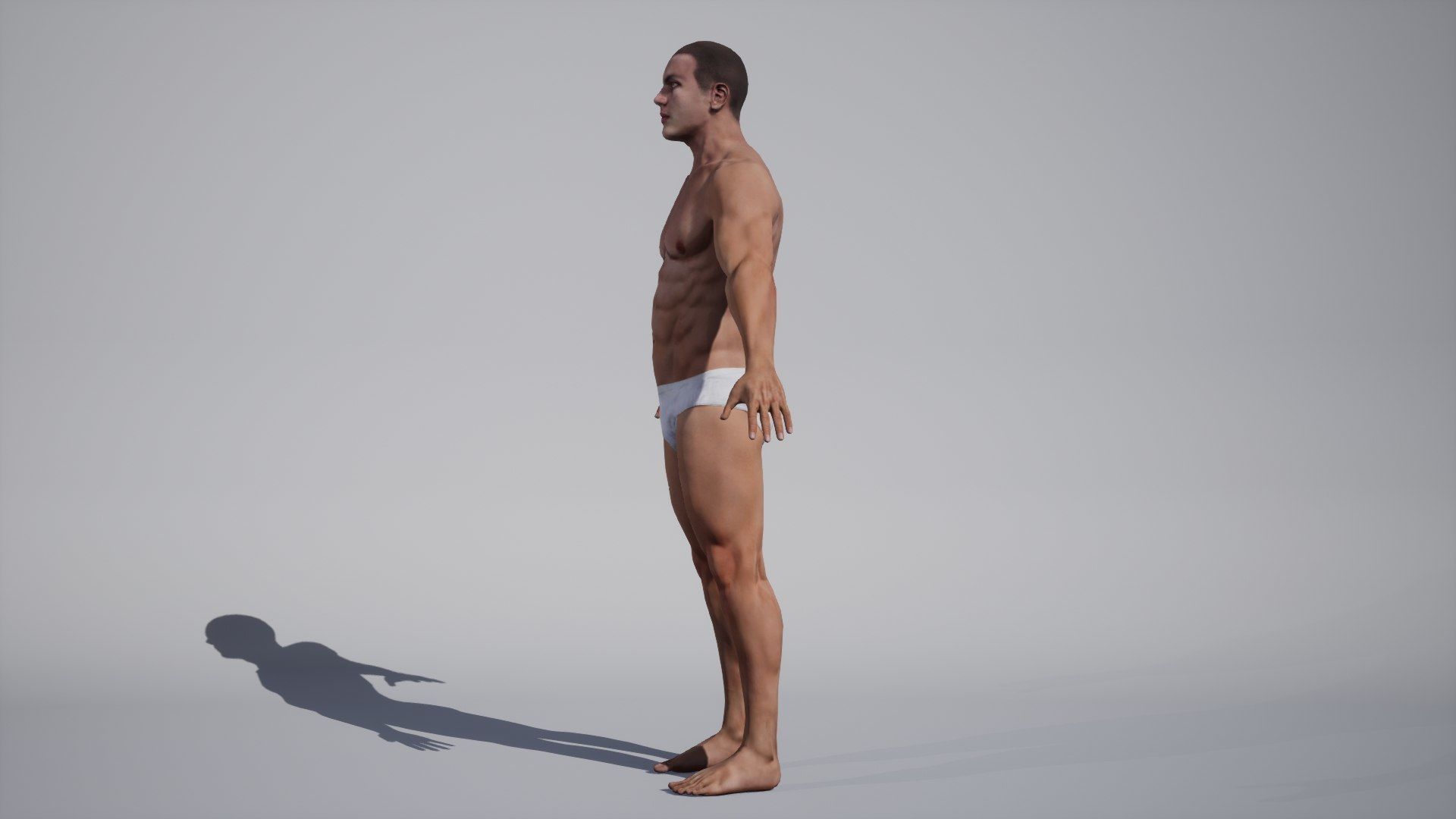 Male01 Low-poly 3D model_9