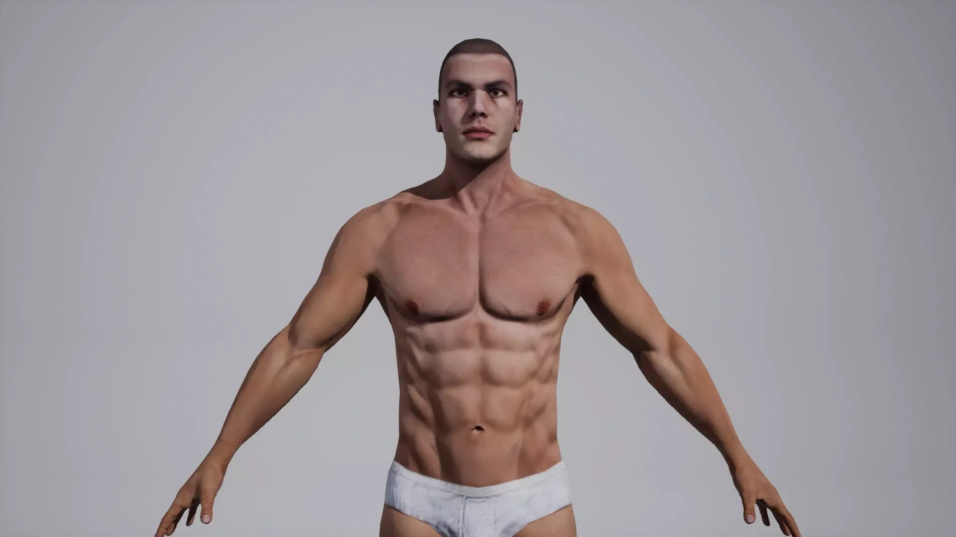 Male01 Low-poly 3D model_0