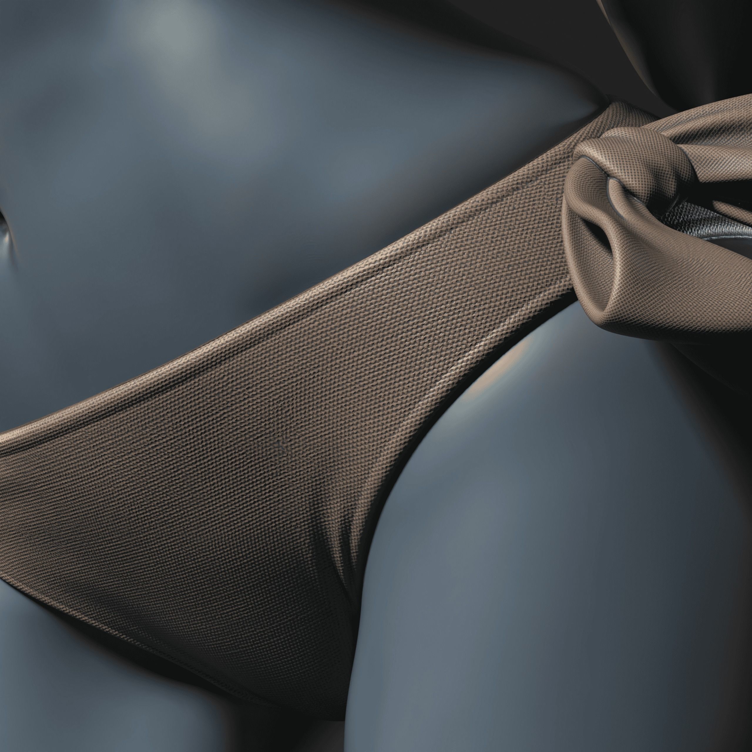 Fate Artoria Pendragon Saber Bikini Swimsuit 3D print model_18