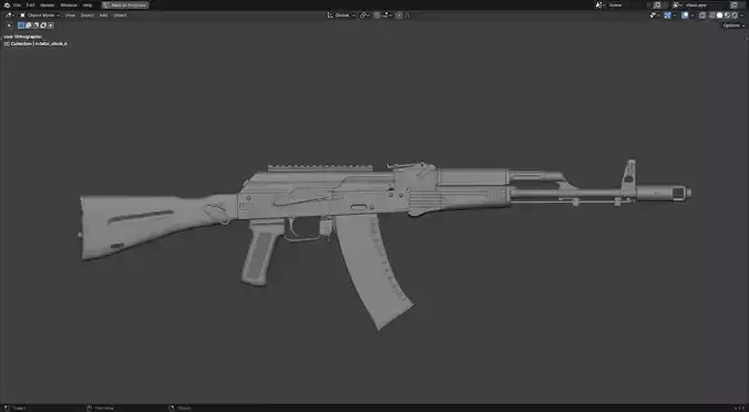 AK74M Highpoly