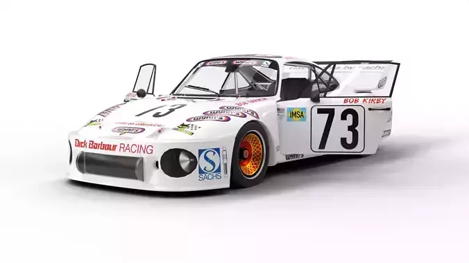 Porsche 935 79 1979 Wynns Le Mans Racing HQ 3D model