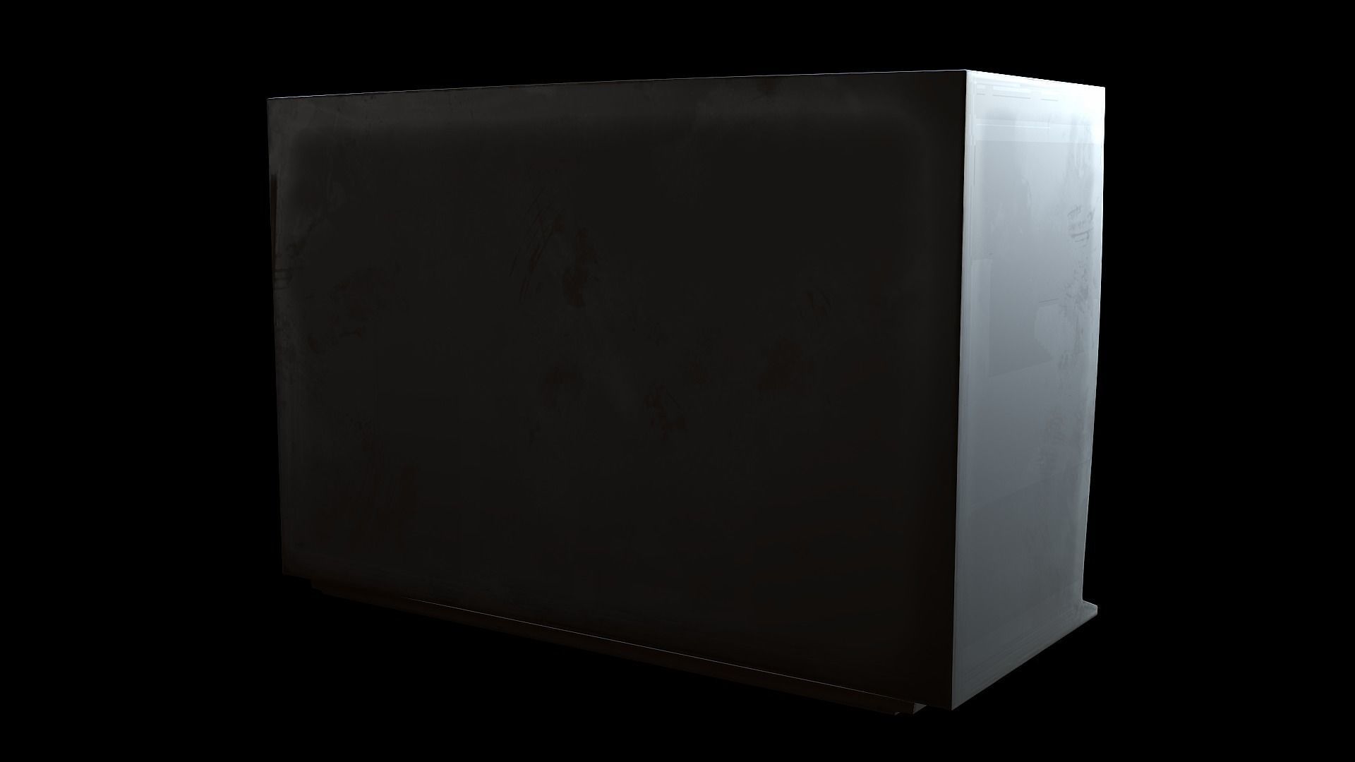 Television PBR 01 Low-poly 3D model_4
