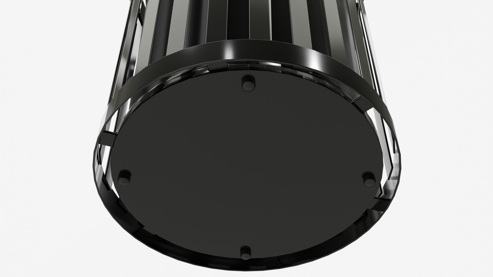 Plaza Trash Can 3D model_2