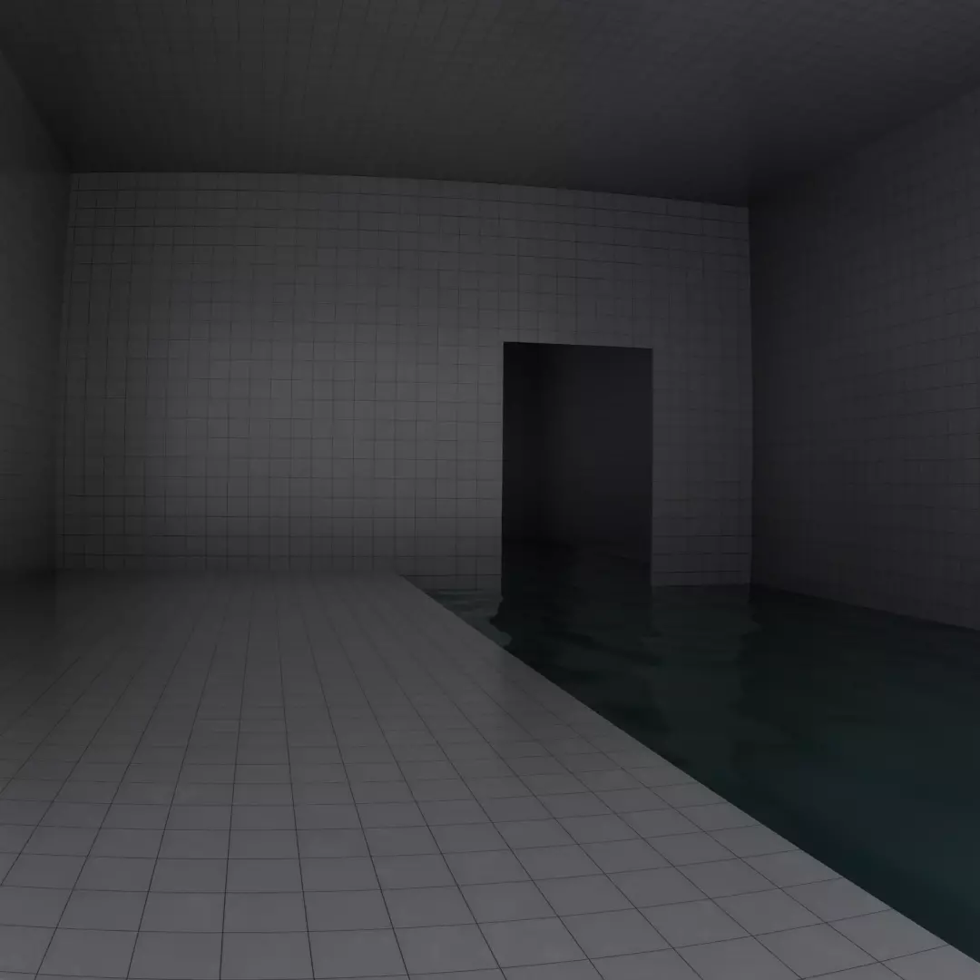 Poolroms Liminal Space 3D model