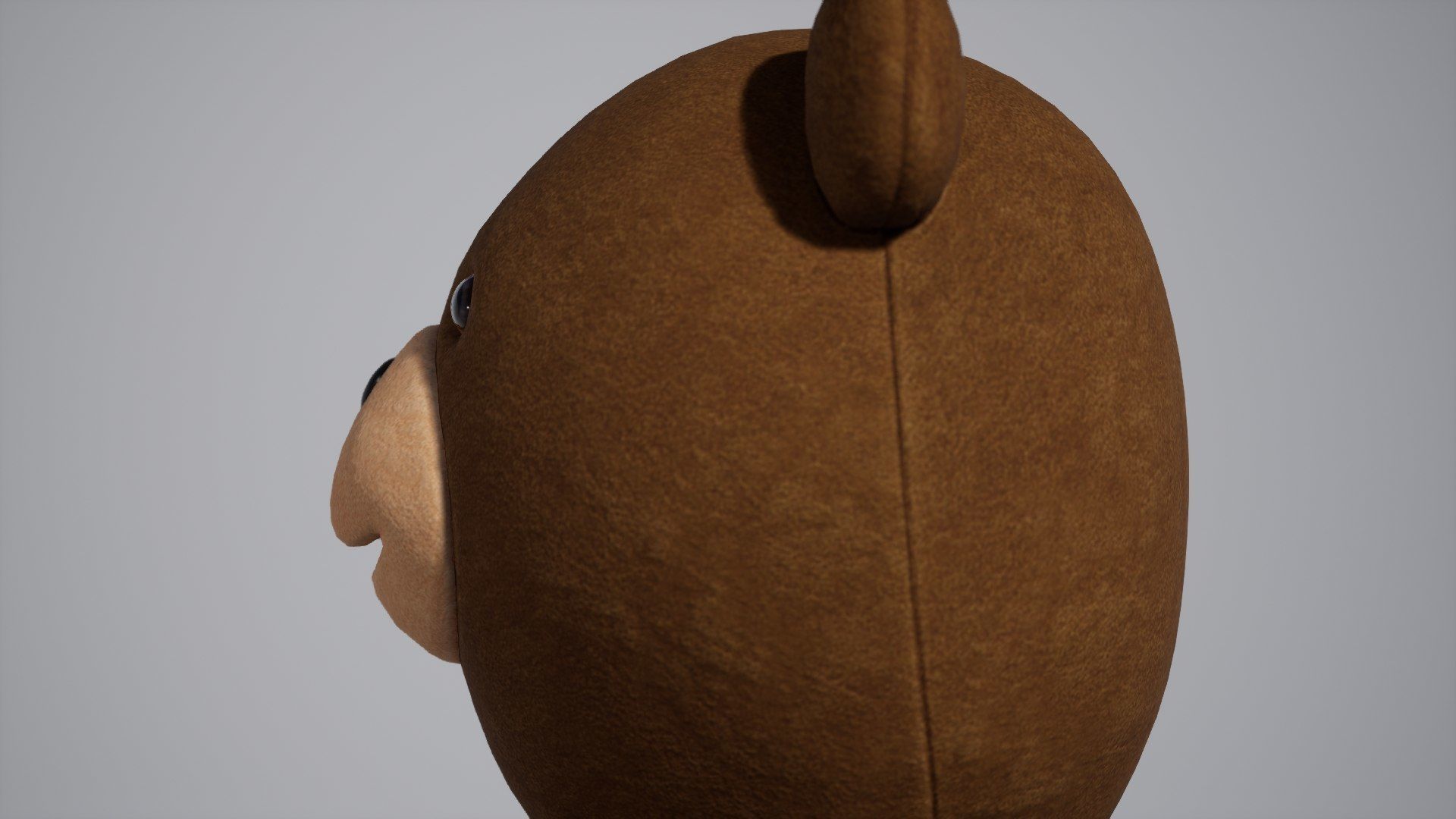 Bear Costume Man Low-poly 3D model_15