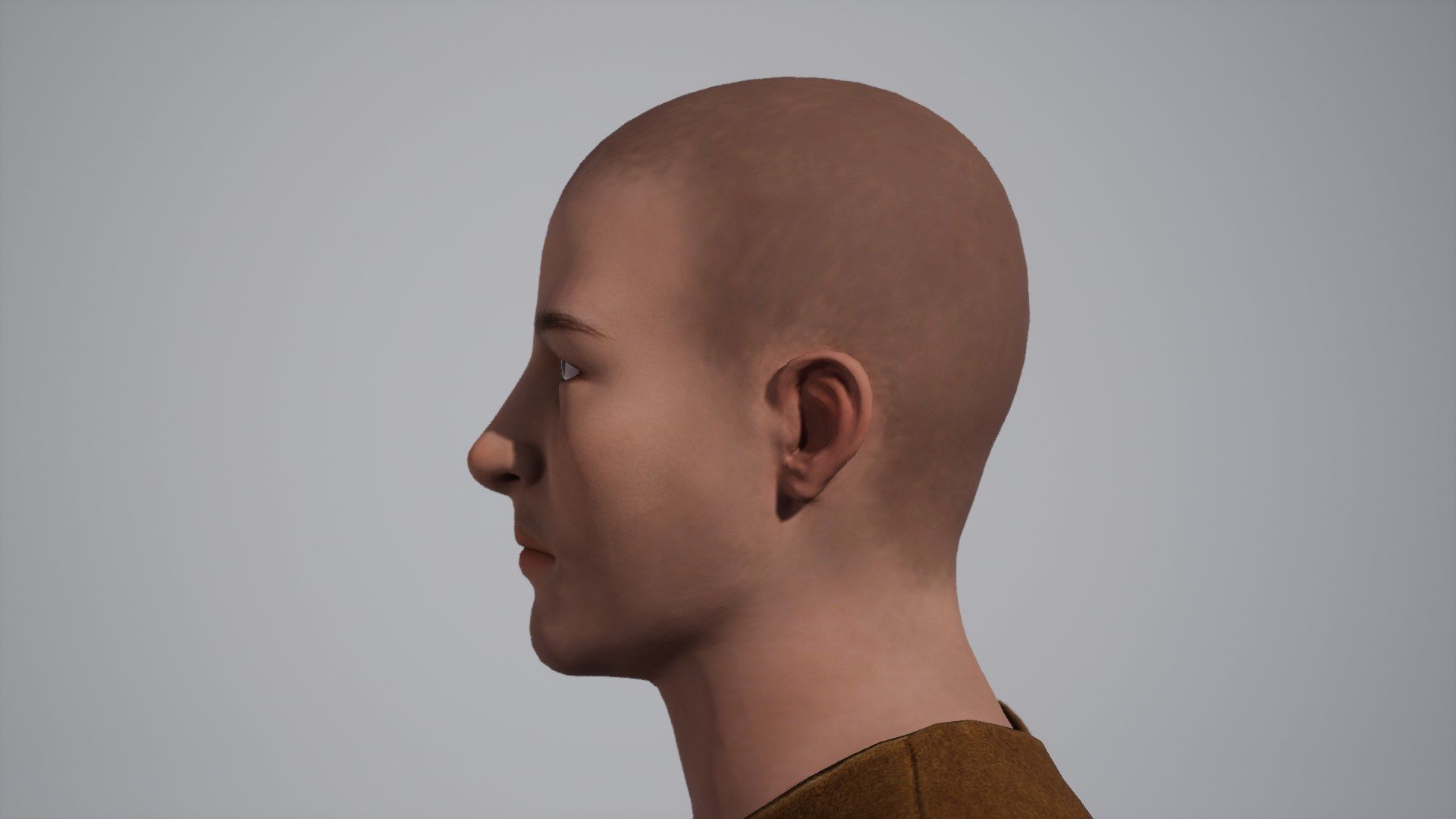 Bear Costume Man Low-poly 3D model_32