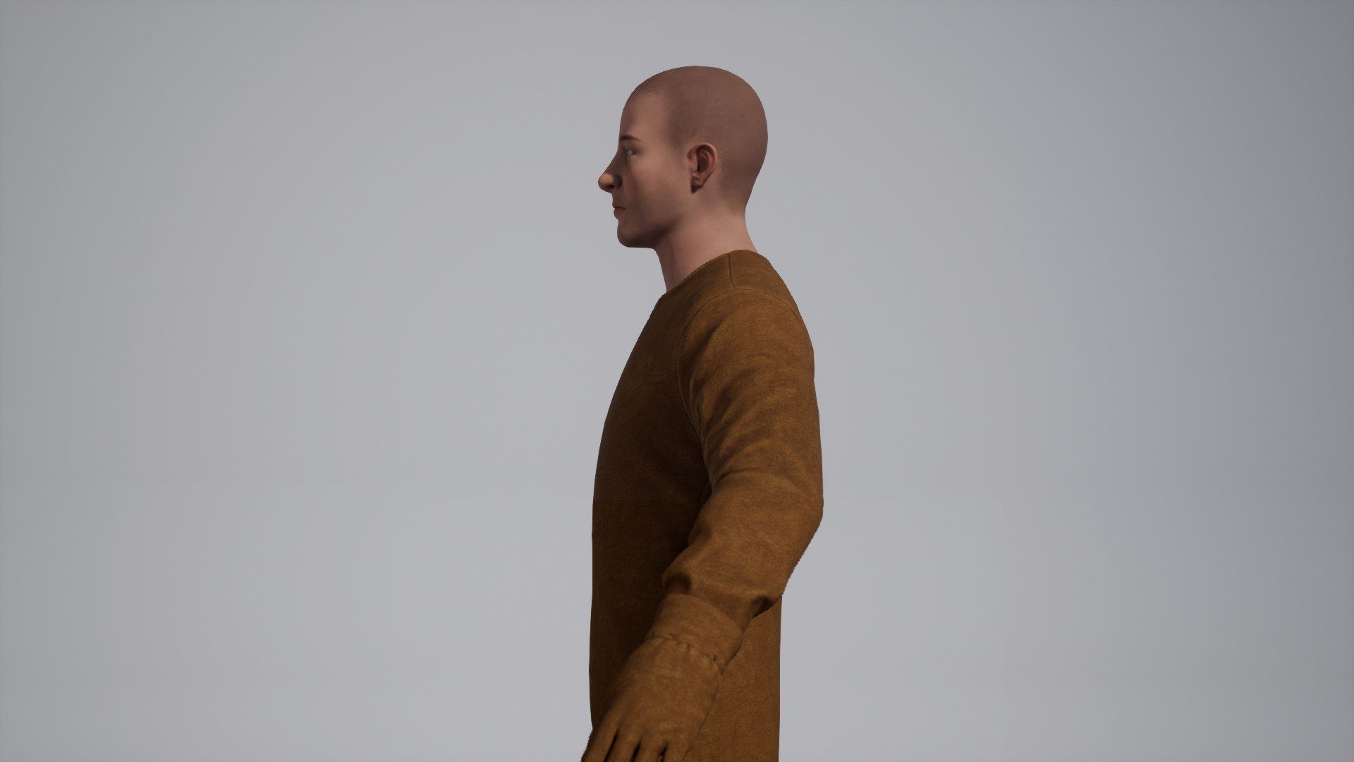 Bear Costume Man Low-poly 3D model_26