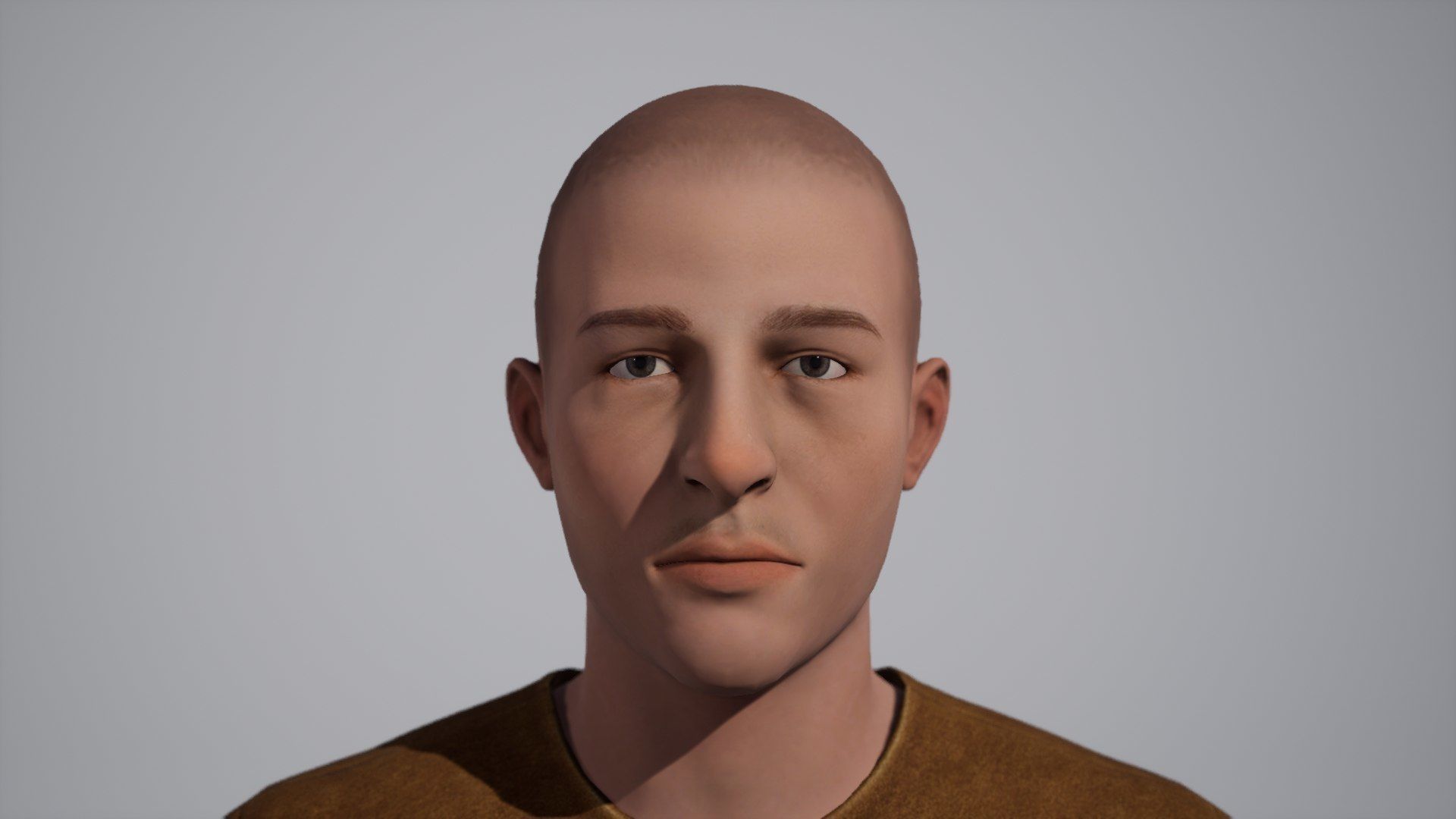 Bear Costume Man Low-poly 3D model_33