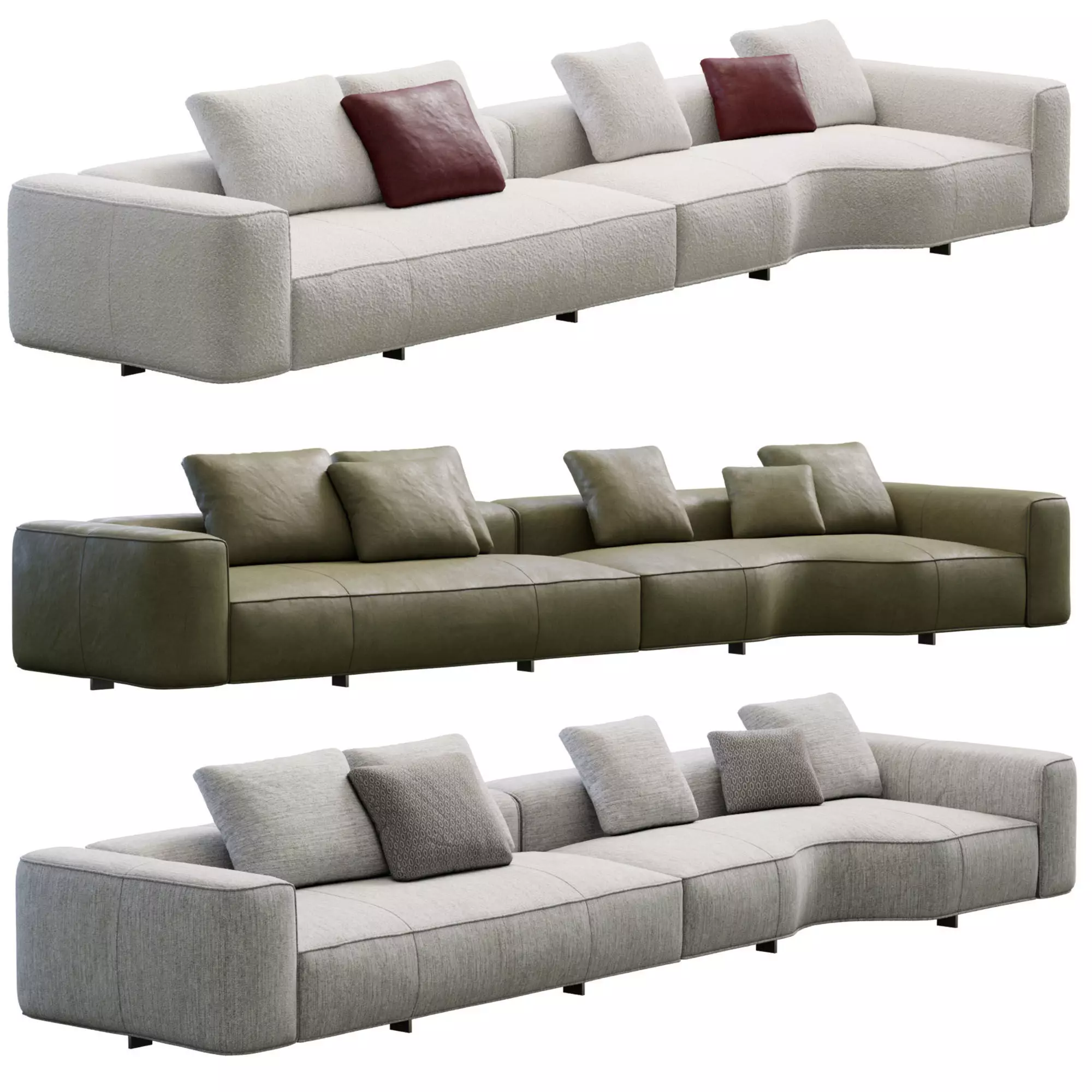 Yves Sofa  3D model_0