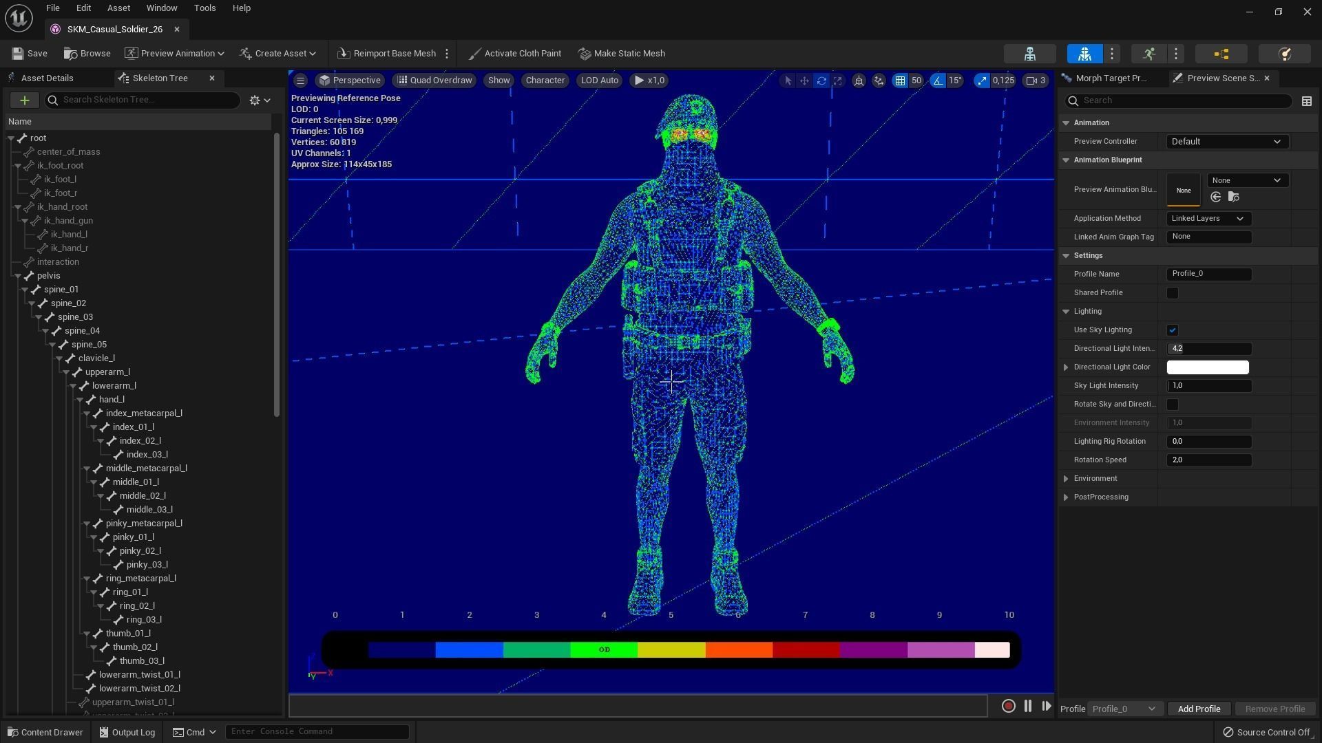 Casual Soldier 26 Low-poly 3D model_4