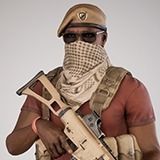 Casual Soldier 26 Low-poly 3D model_5