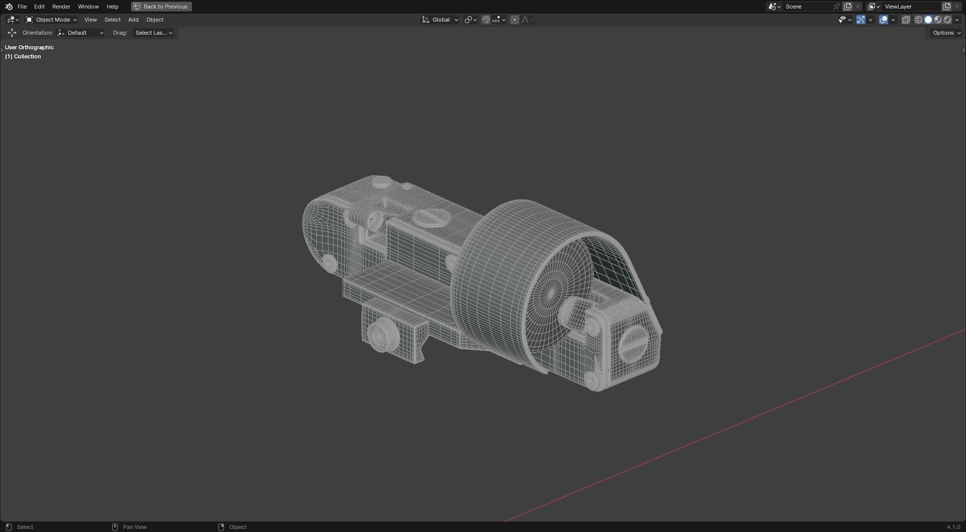 OPK Reflex Sight highpoly 3D model_5