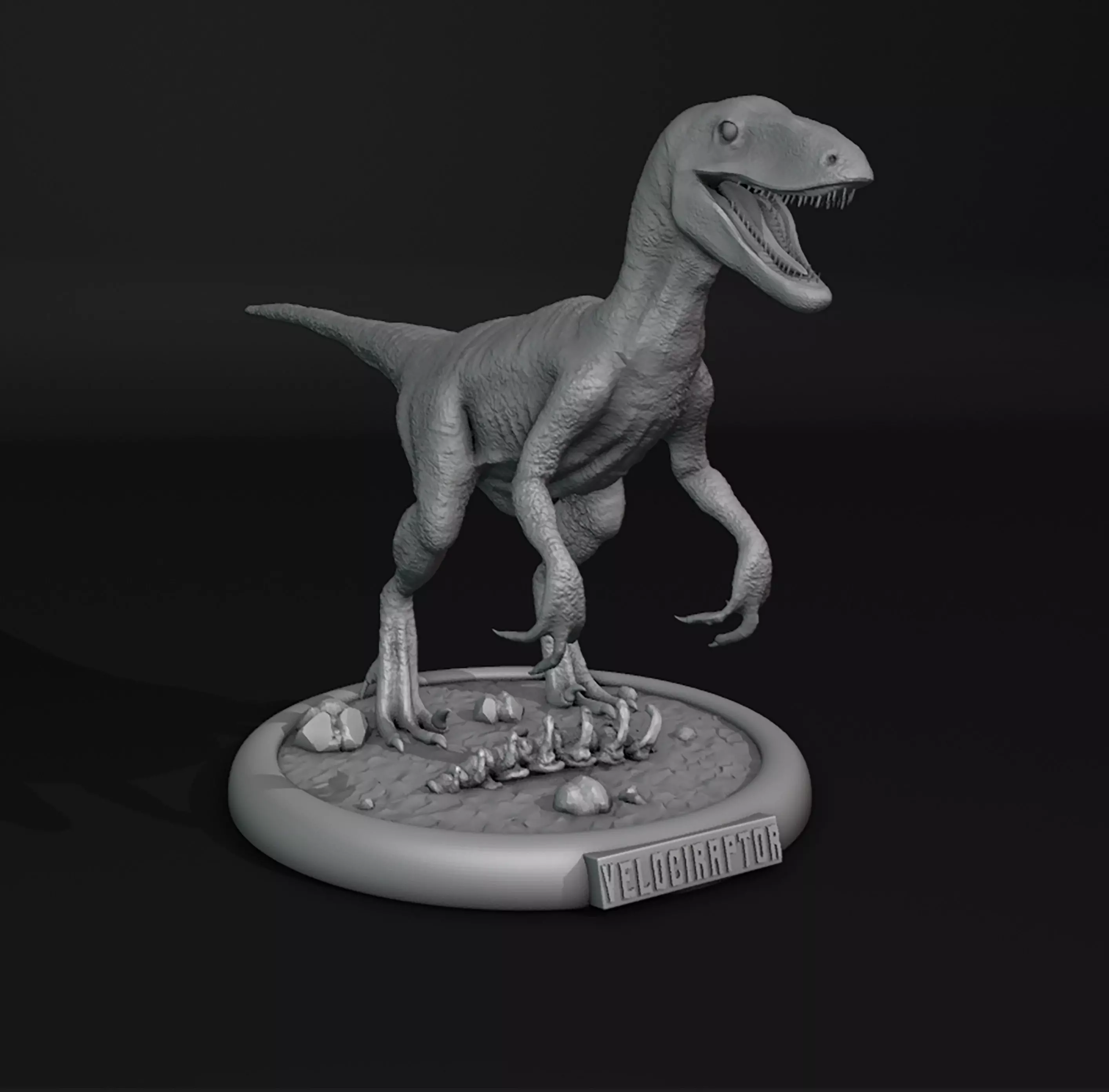 Velociraptor 3D print model