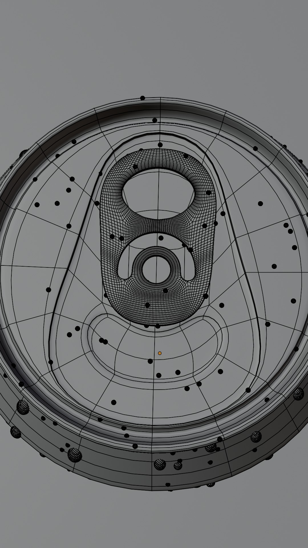 Coca-Cola can with water drops Free 3D model_7