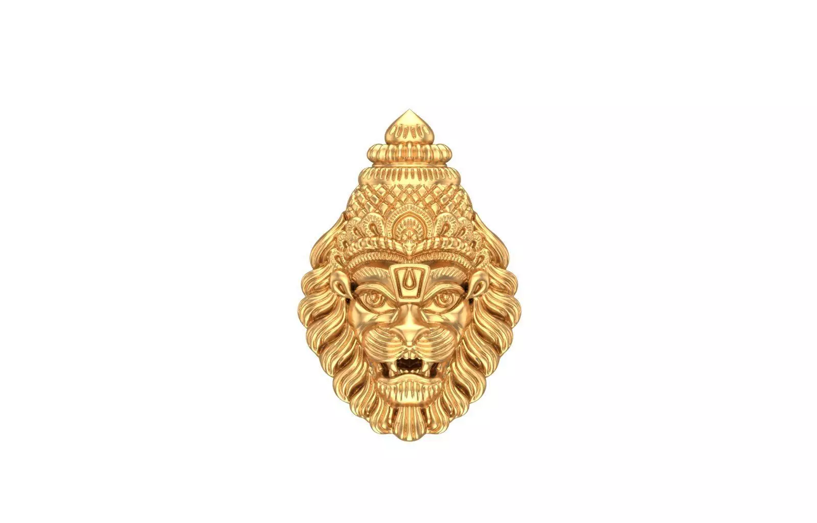 Nara sima face murti satatue 3D print model_0