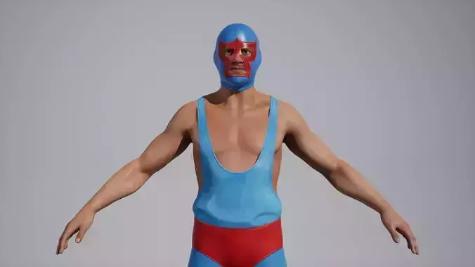 Lucha Libre Wrestler