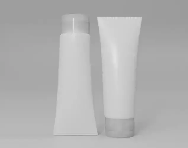 plastic bottle for cream