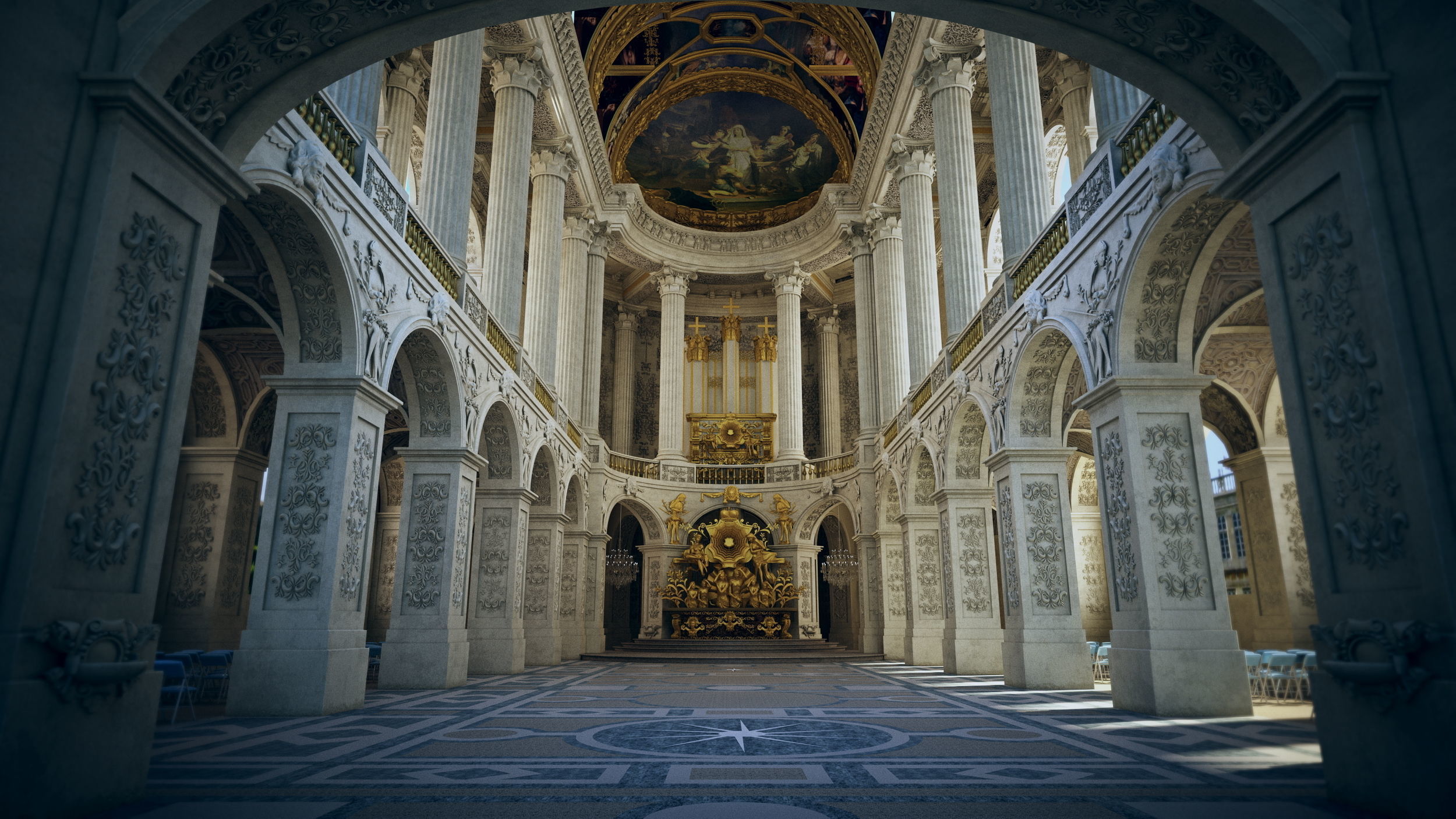 Chateau de Versailles 3D model_0