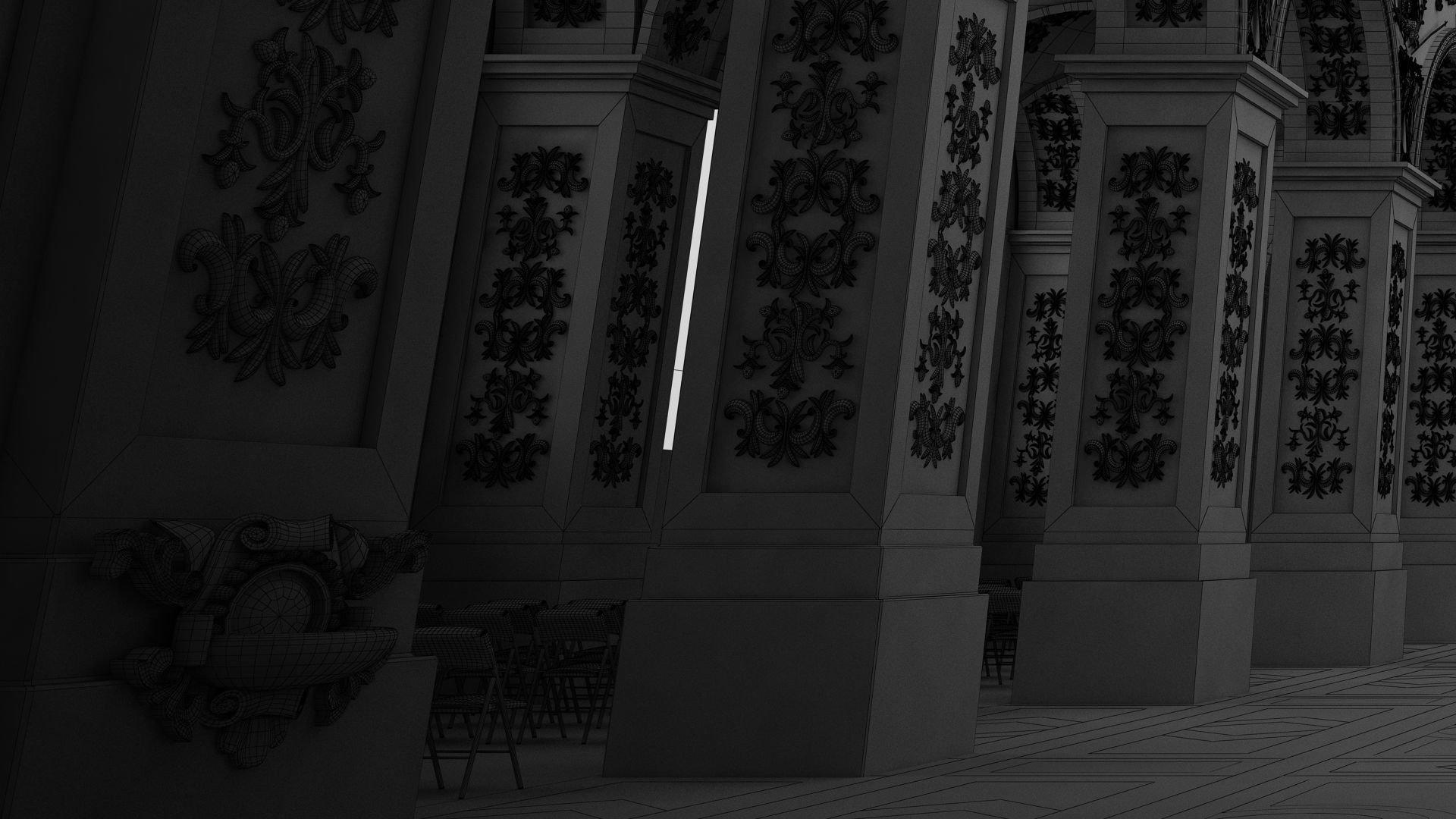 Chateau de Versailles 3D model_9