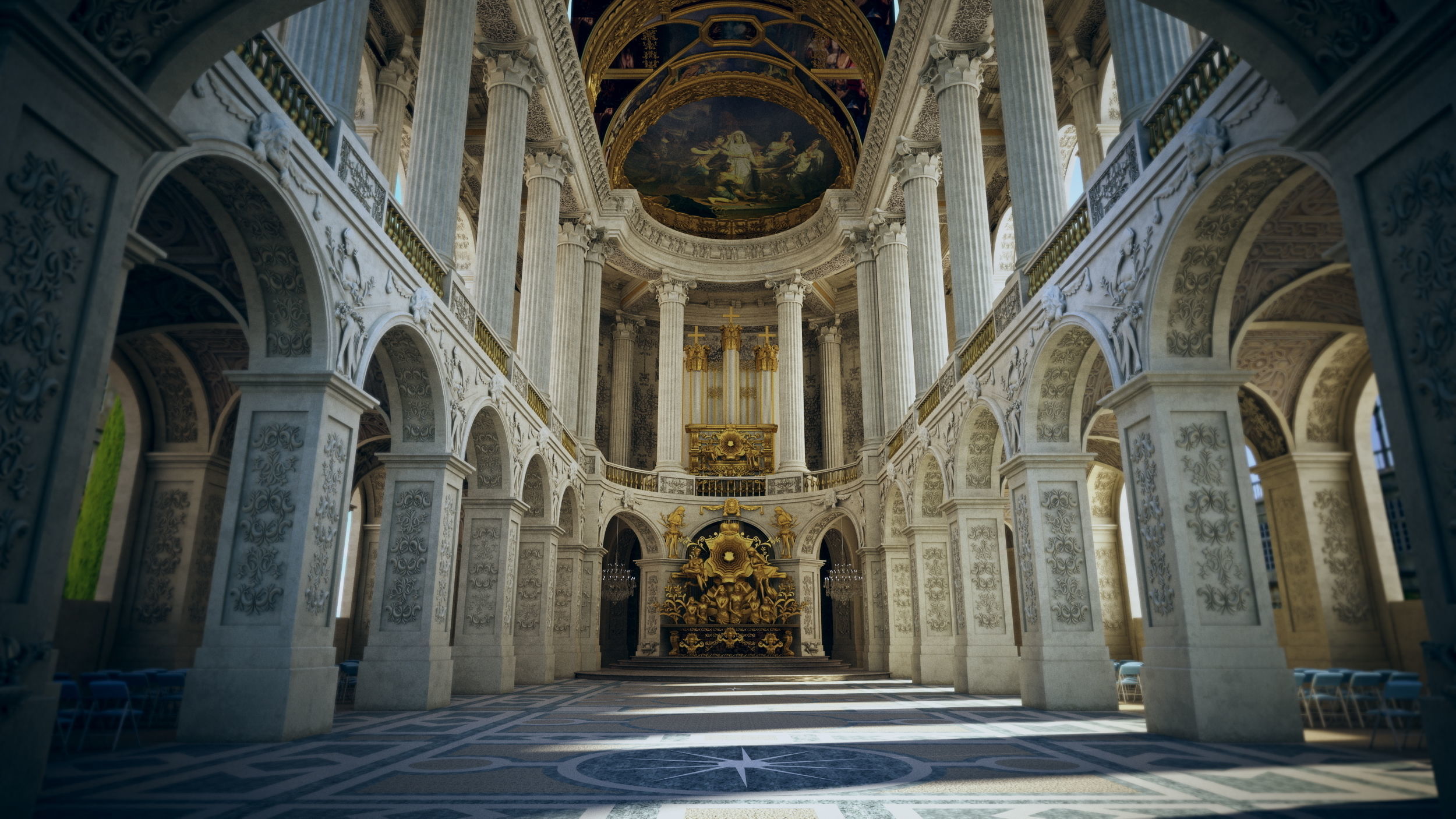 Chateau de Versailles 3D model_1
