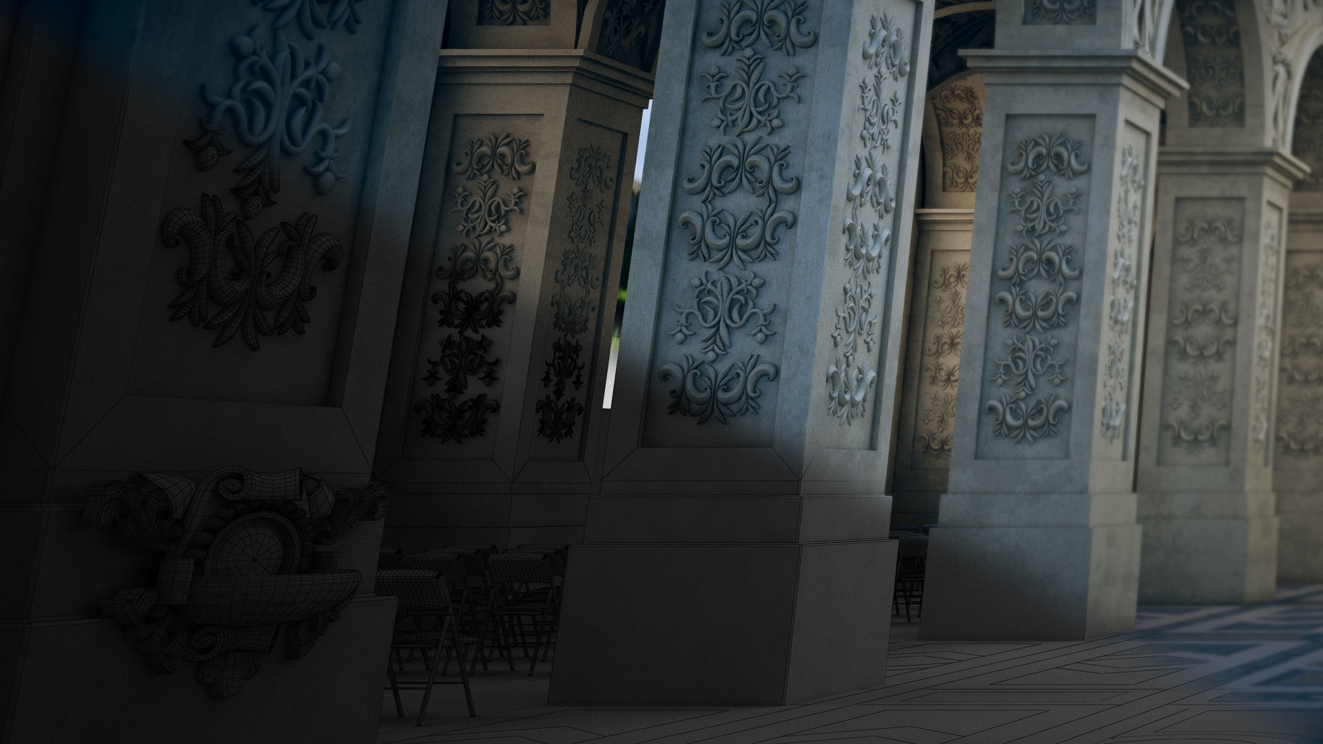 Chateau de Versailles 3D model_6