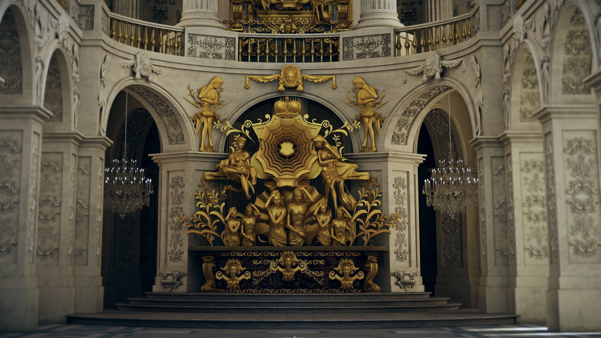 Chateau de Versailles 3D model_2