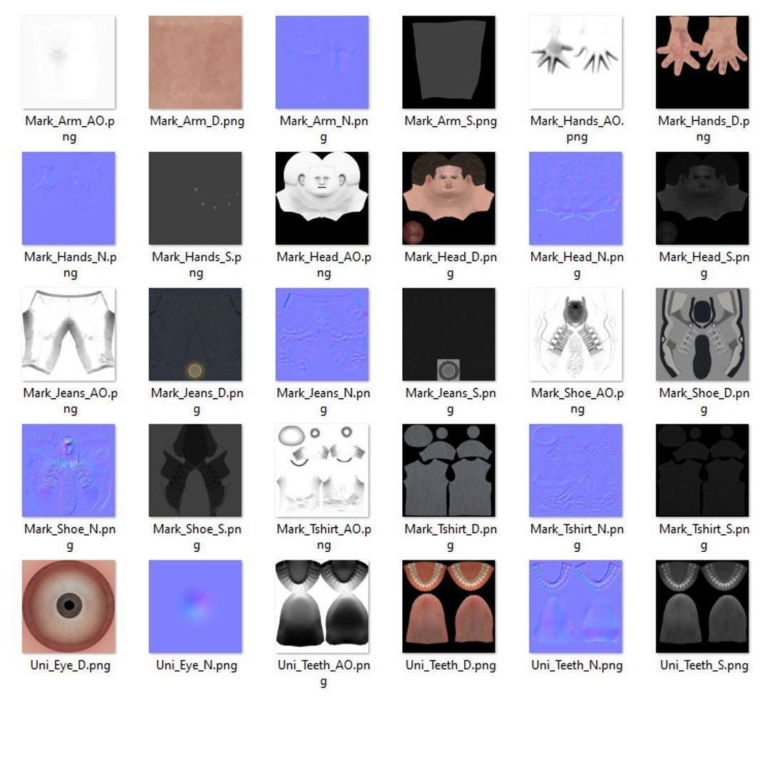 Mark the tech master Low-poly 3D model_22