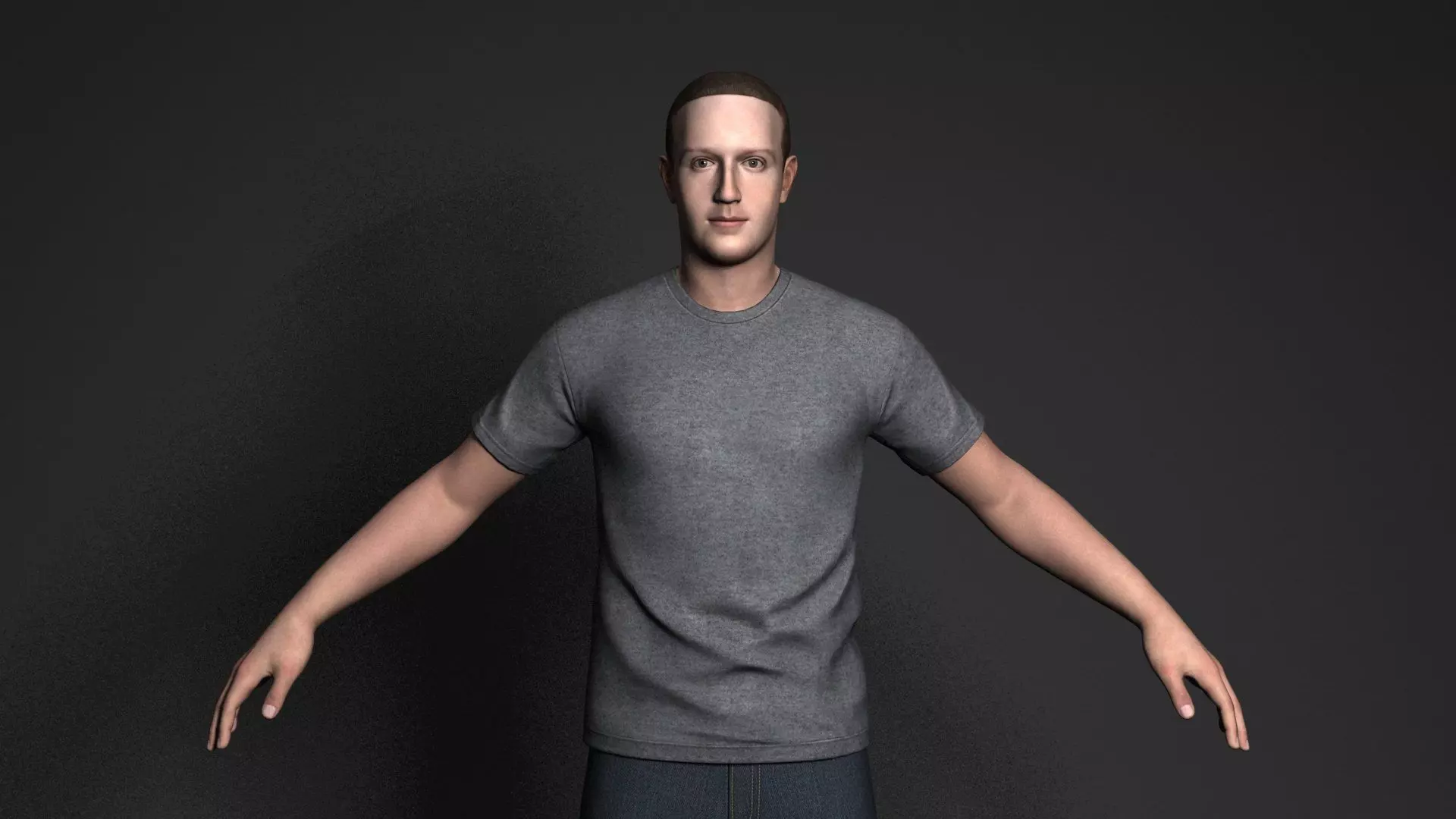 Mark the tech master Low-poly 3D model_0