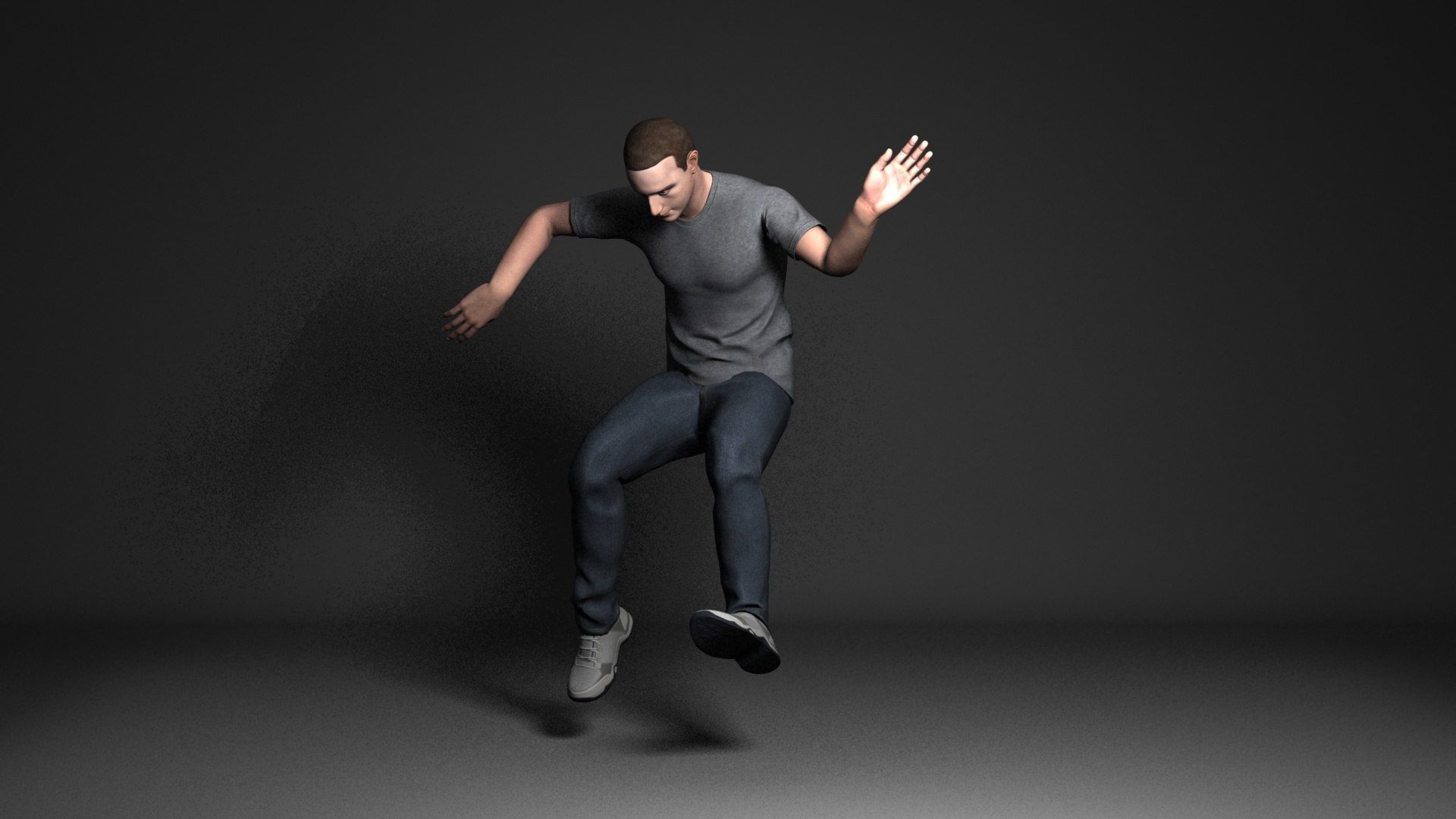 Mark the tech master Low-poly 3D model_8