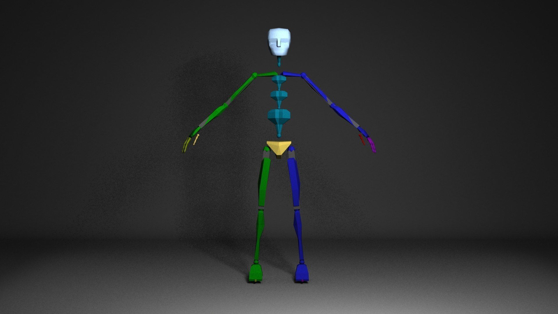 Mark the tech master Low-poly 3D model_21