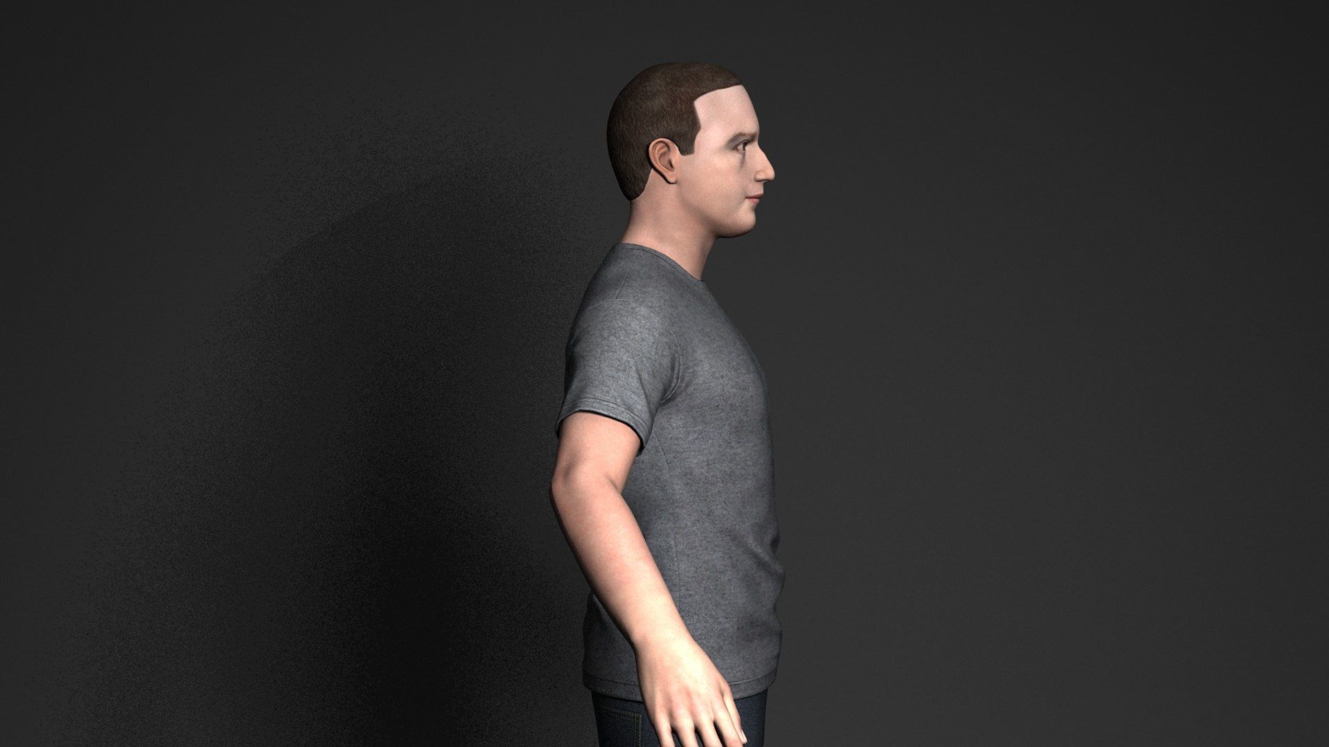 Mark the tech master Low-poly 3D model_1