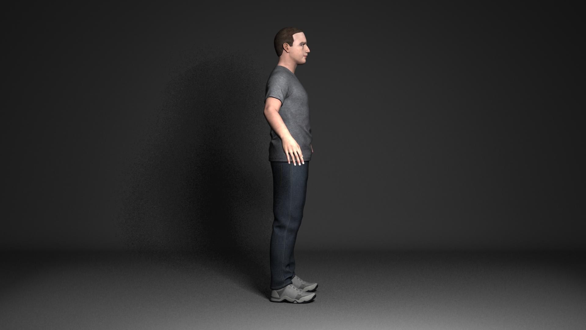 Mark the tech master Low-poly 3D model_4