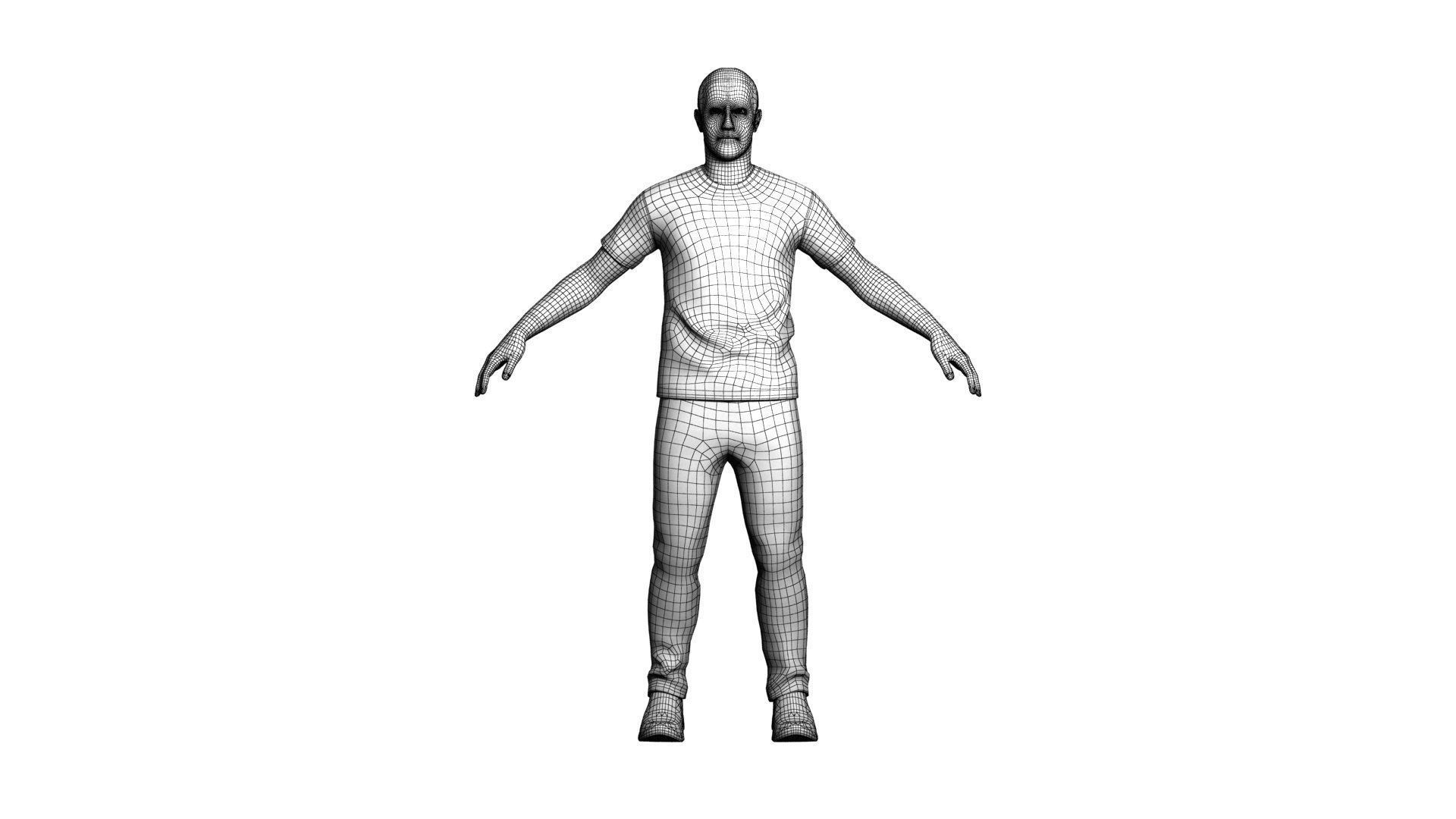 Mark the tech master Low-poly 3D model_18