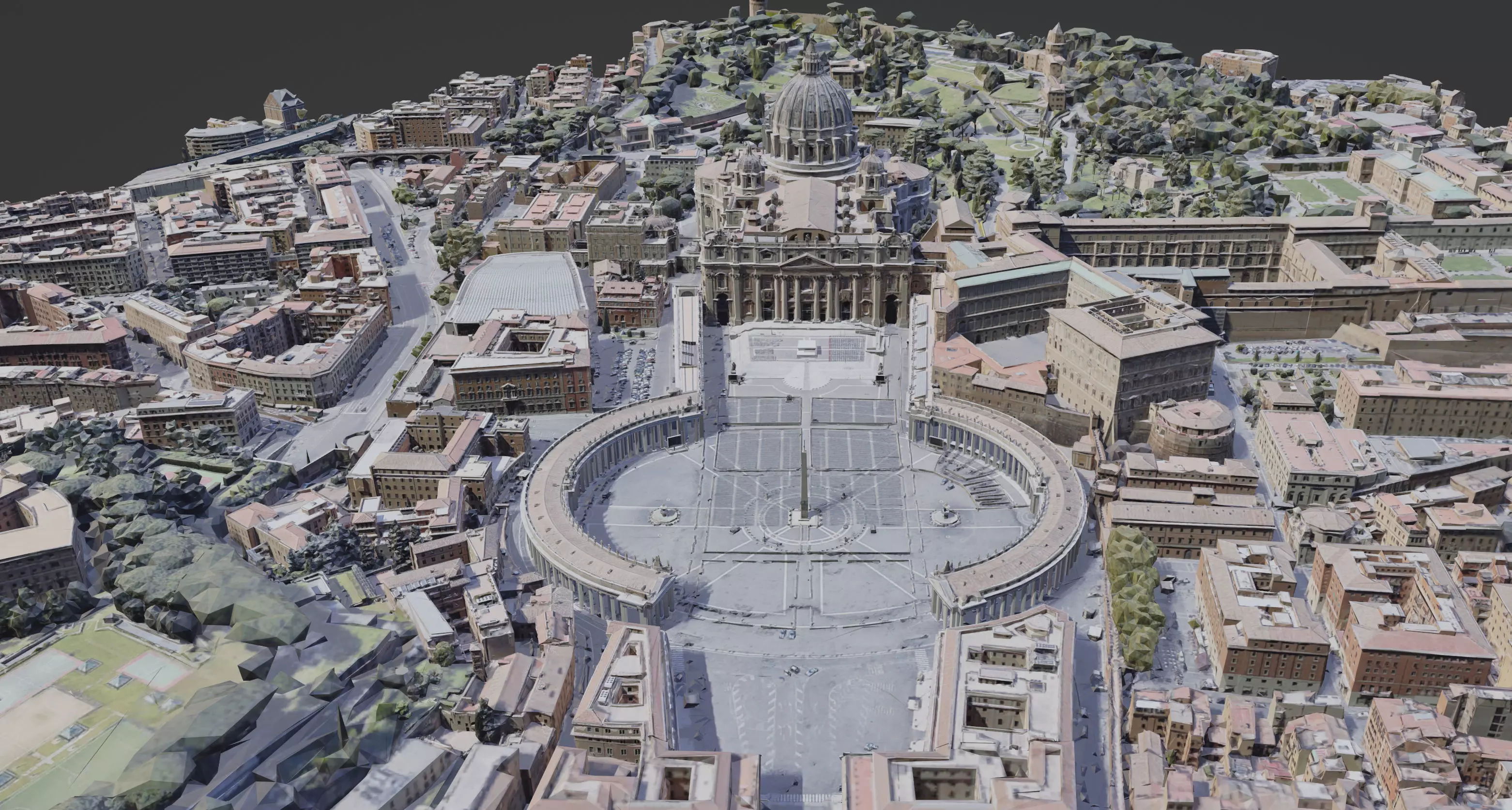 San Pietro Rome Vatican 3D Scan 3D model