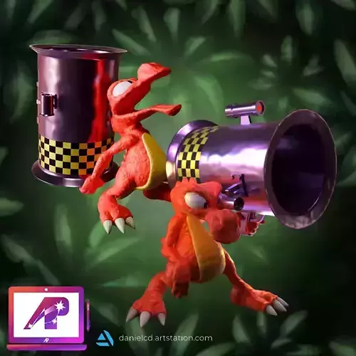 Bazuka DKC3 3D print model