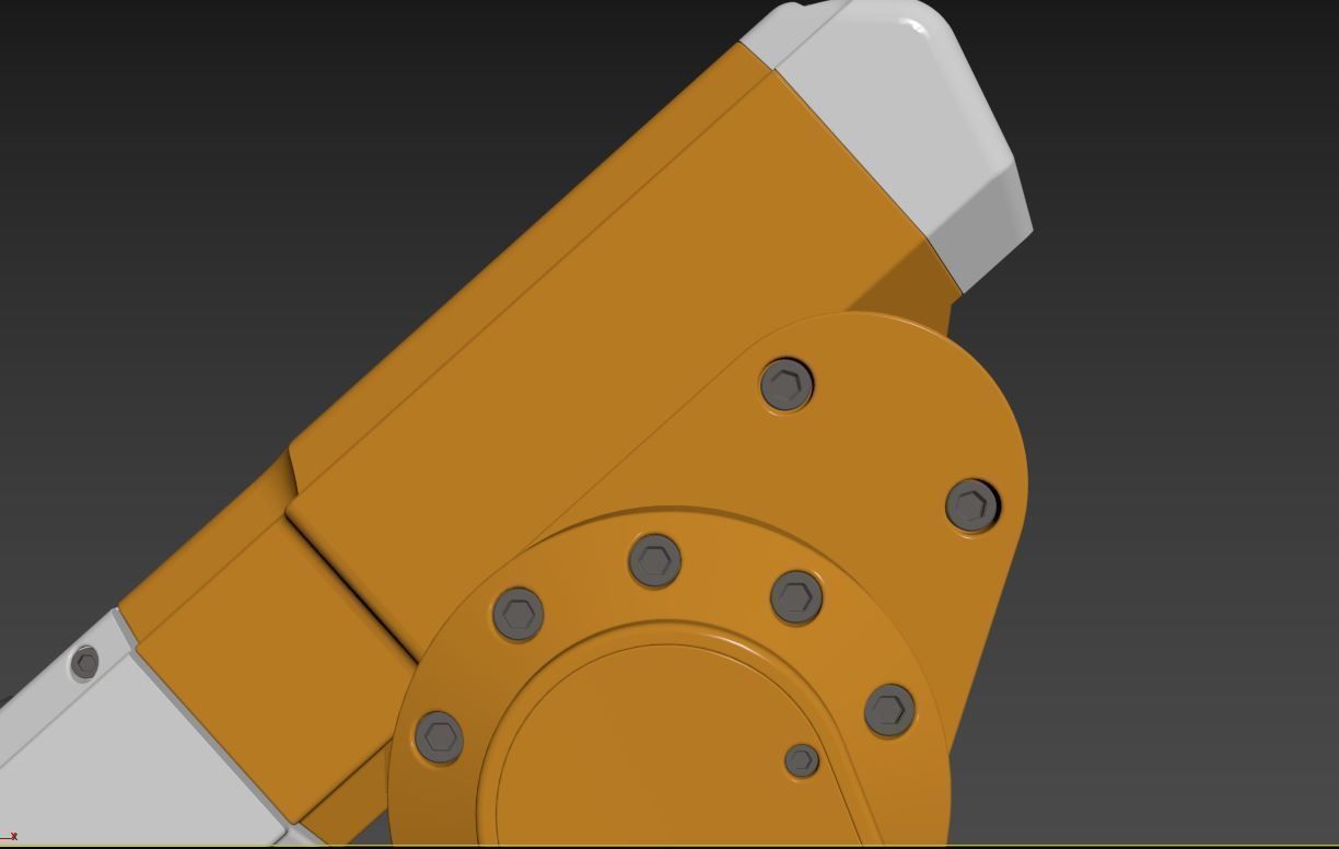 robotic arm 3D model_11