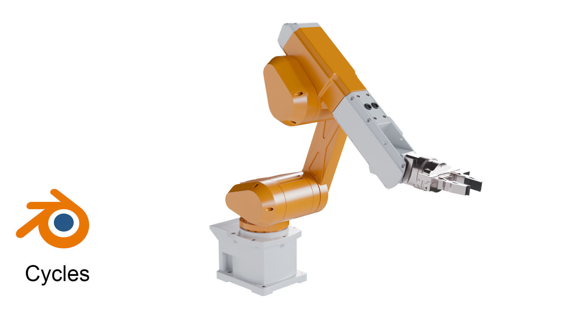 robotic arm 3D model_7